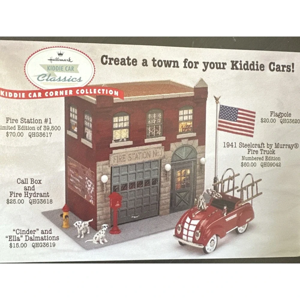 1999 Hallmark 1968 Murray Jolly Roger Flagship Ornament Kiddie Car Classics Boat